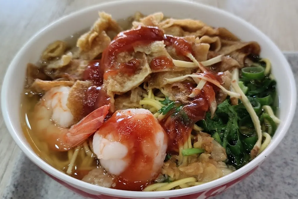 Plat Nouilles Crevettes